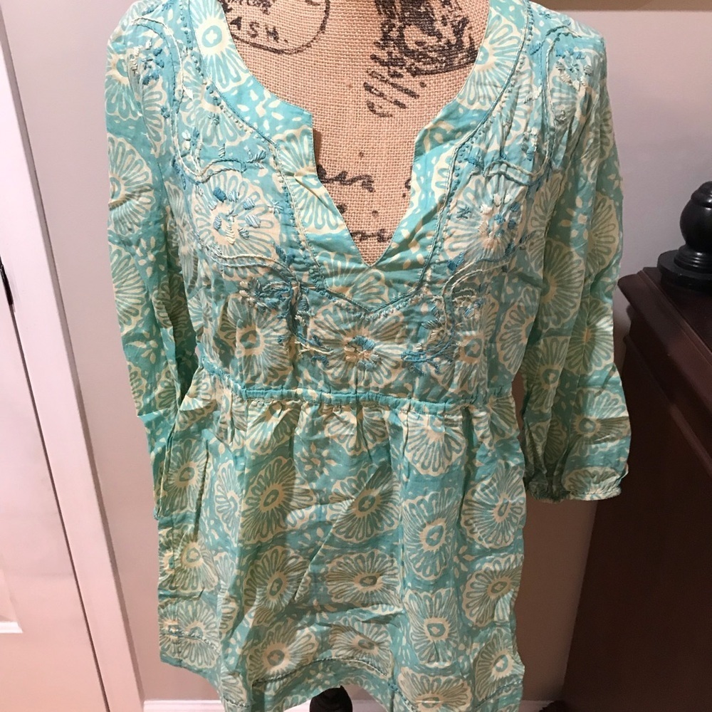 🍀VINTAGE LUCKY Embroidered Blouse